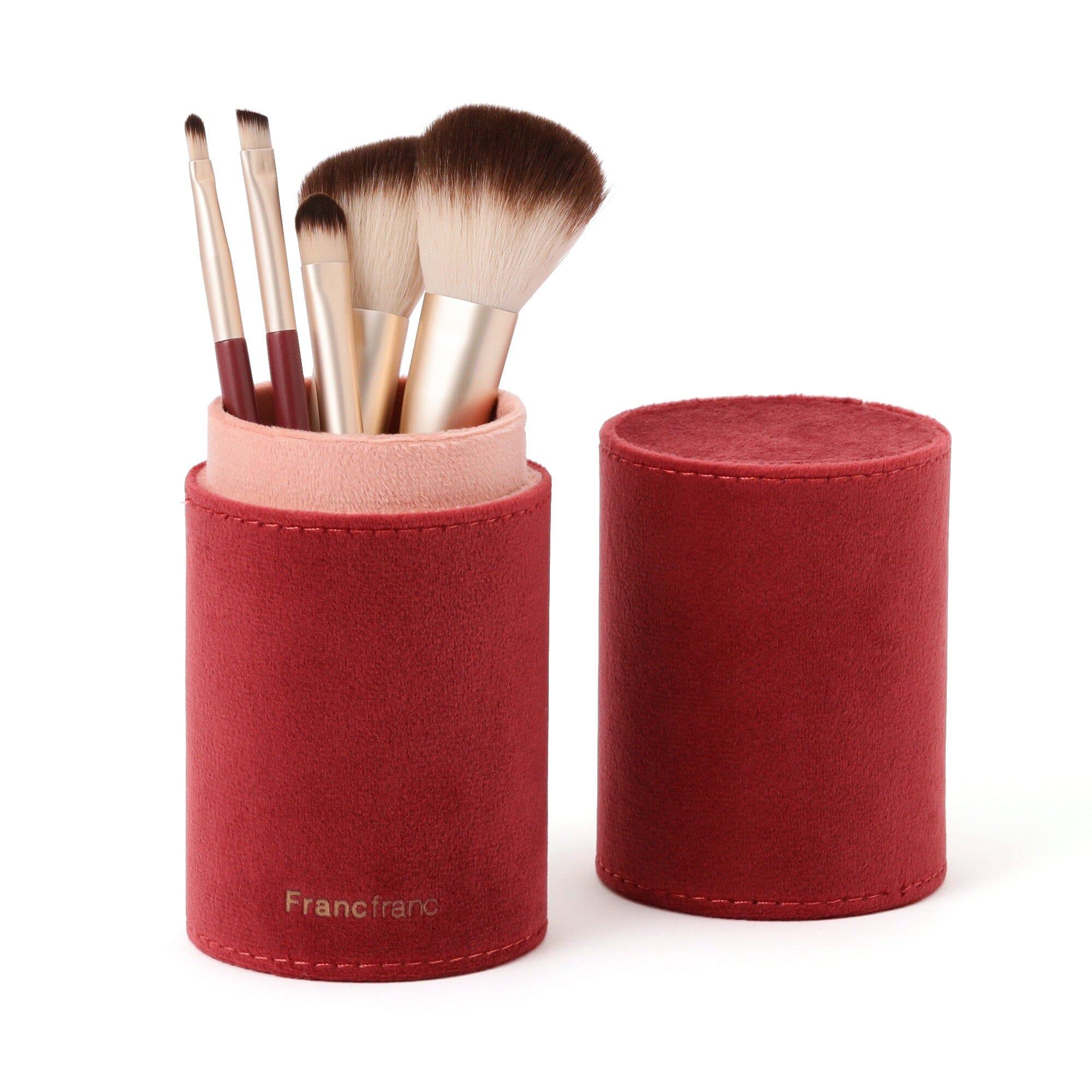 Bicolor Makeup Brush Set Brown