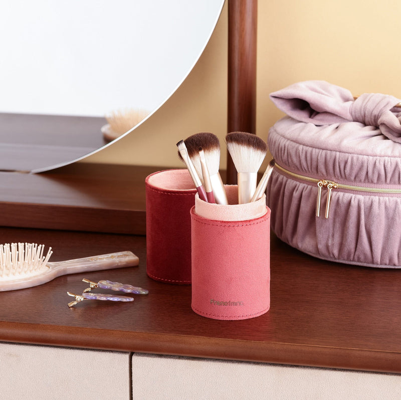 雙色化妝刷套裝 棕色