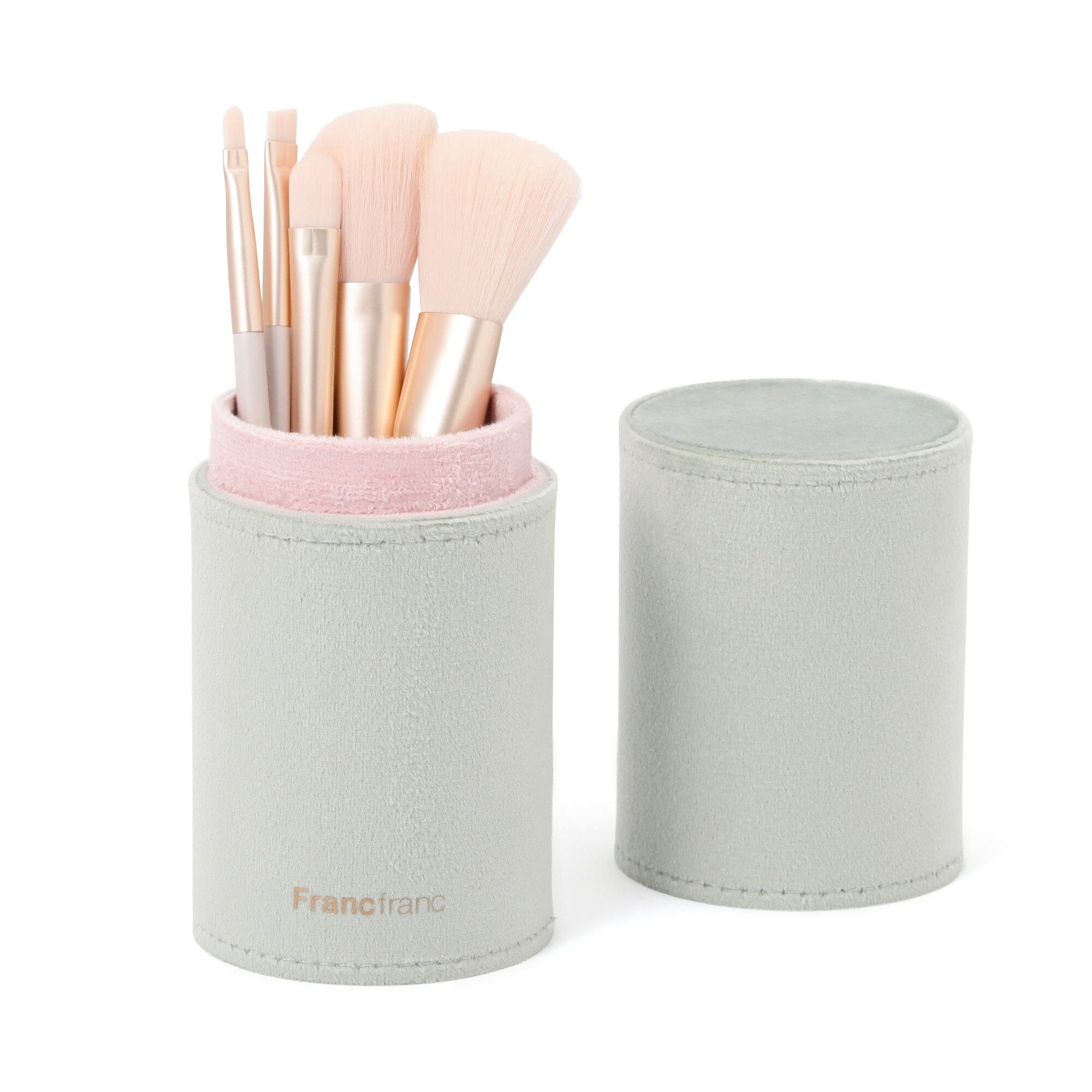 Bicolor Makeup Brush Set Light Green