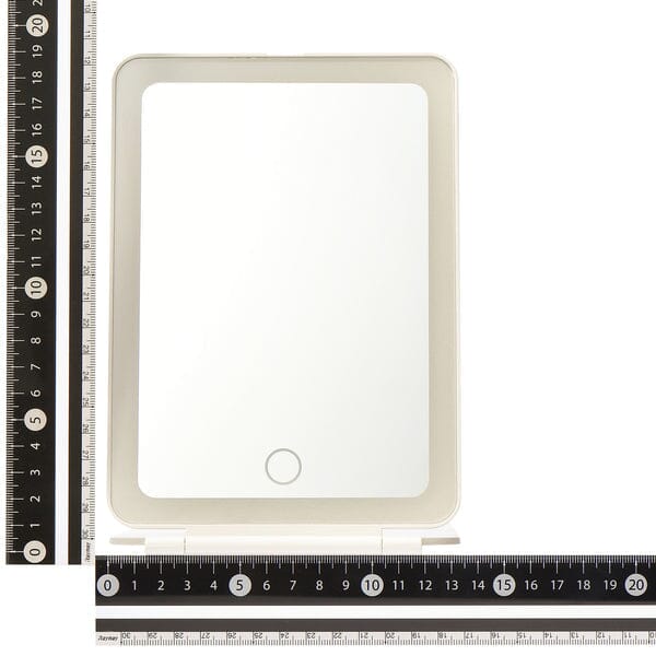 Led Folding Mirror White