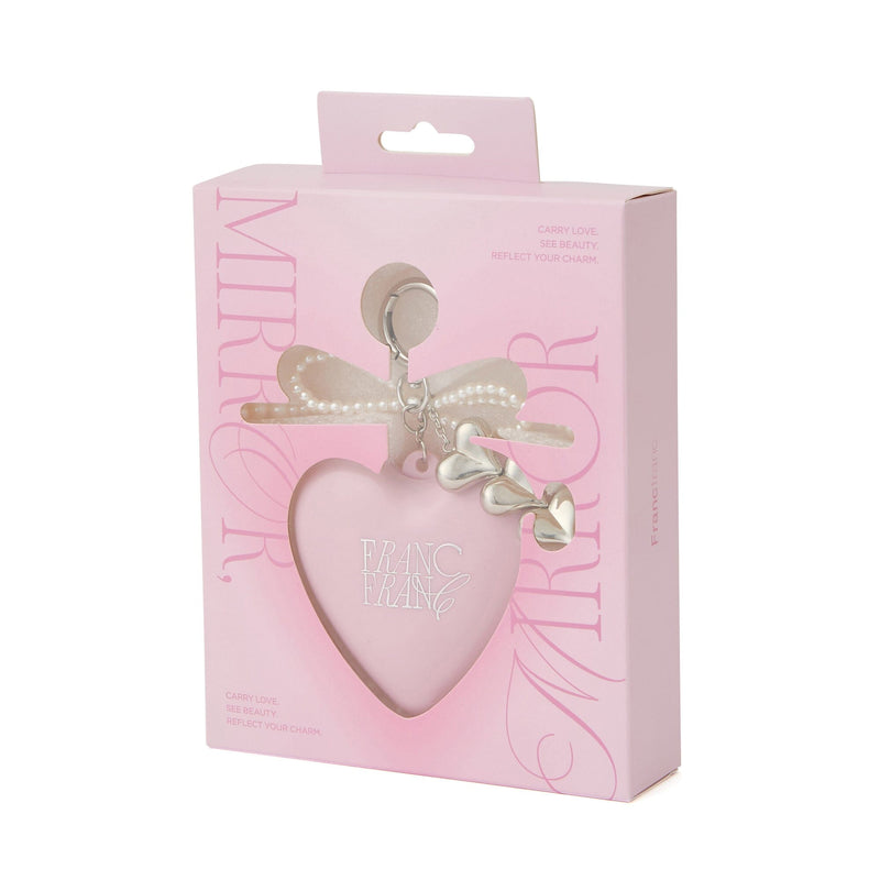Mirror And Brush With Charm Light Pink
