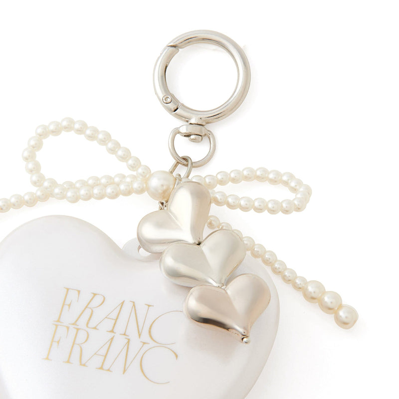 Mirror And Brush With Charm White