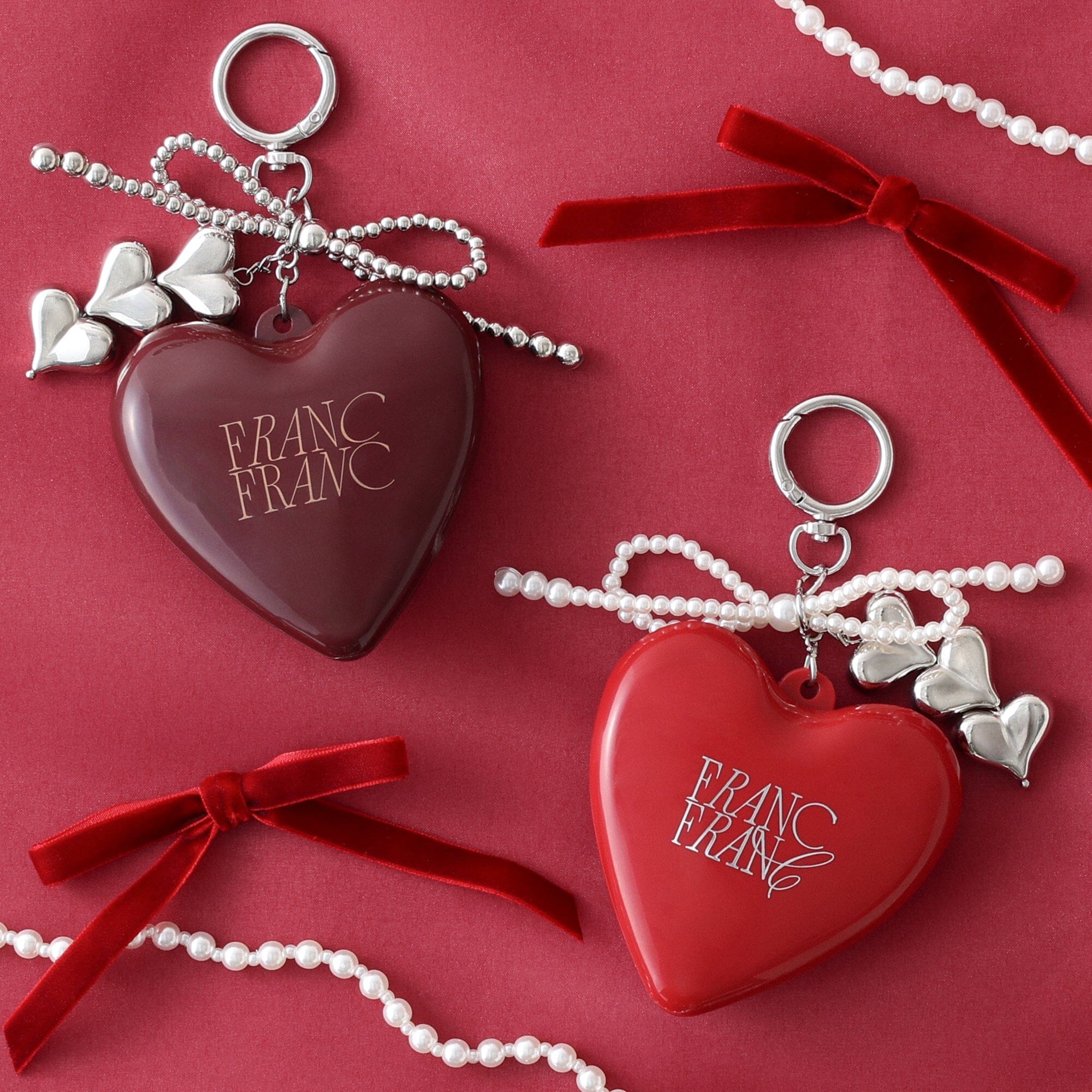 Mirror & Brush With Charm Red