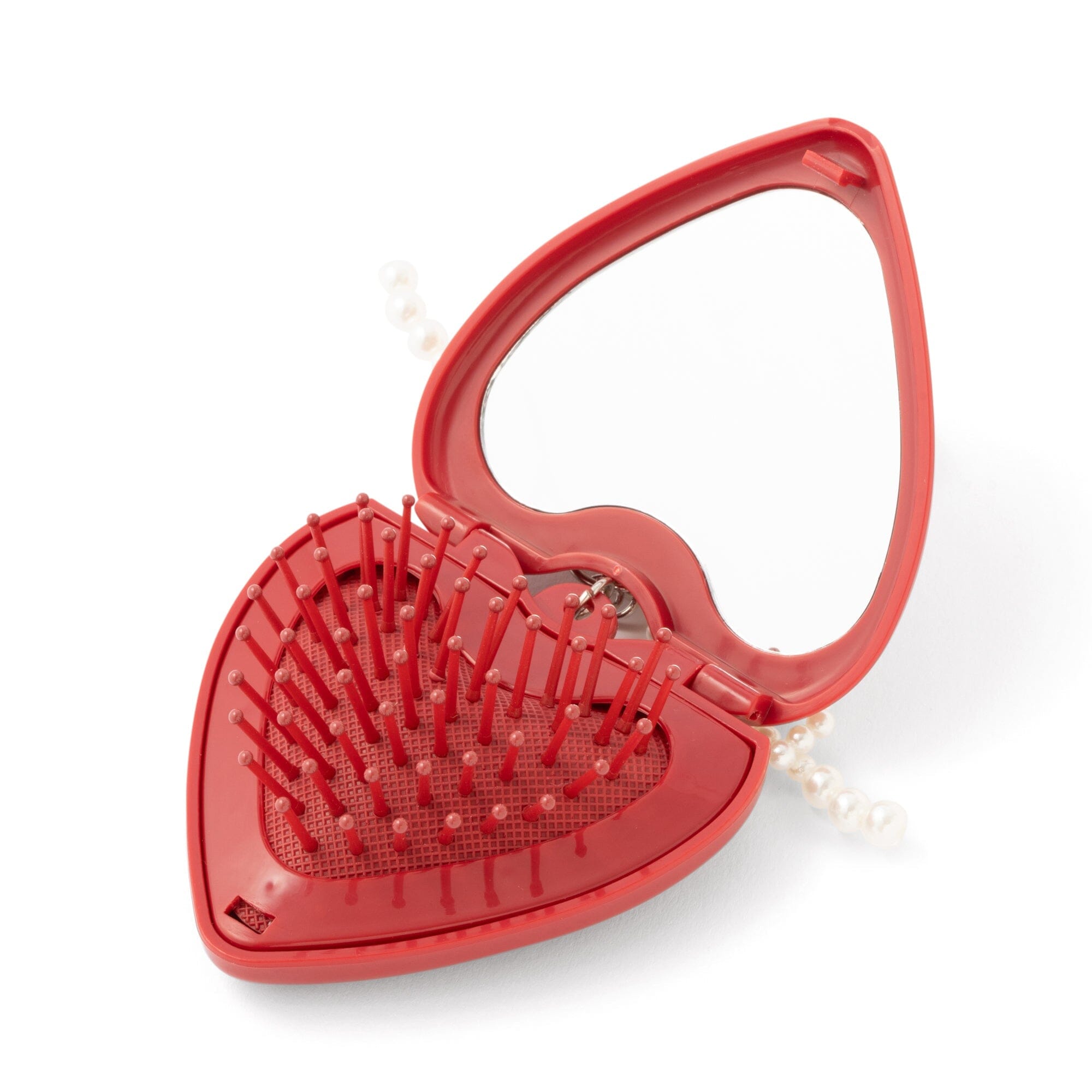 Mirror & Brush With Charm Red
