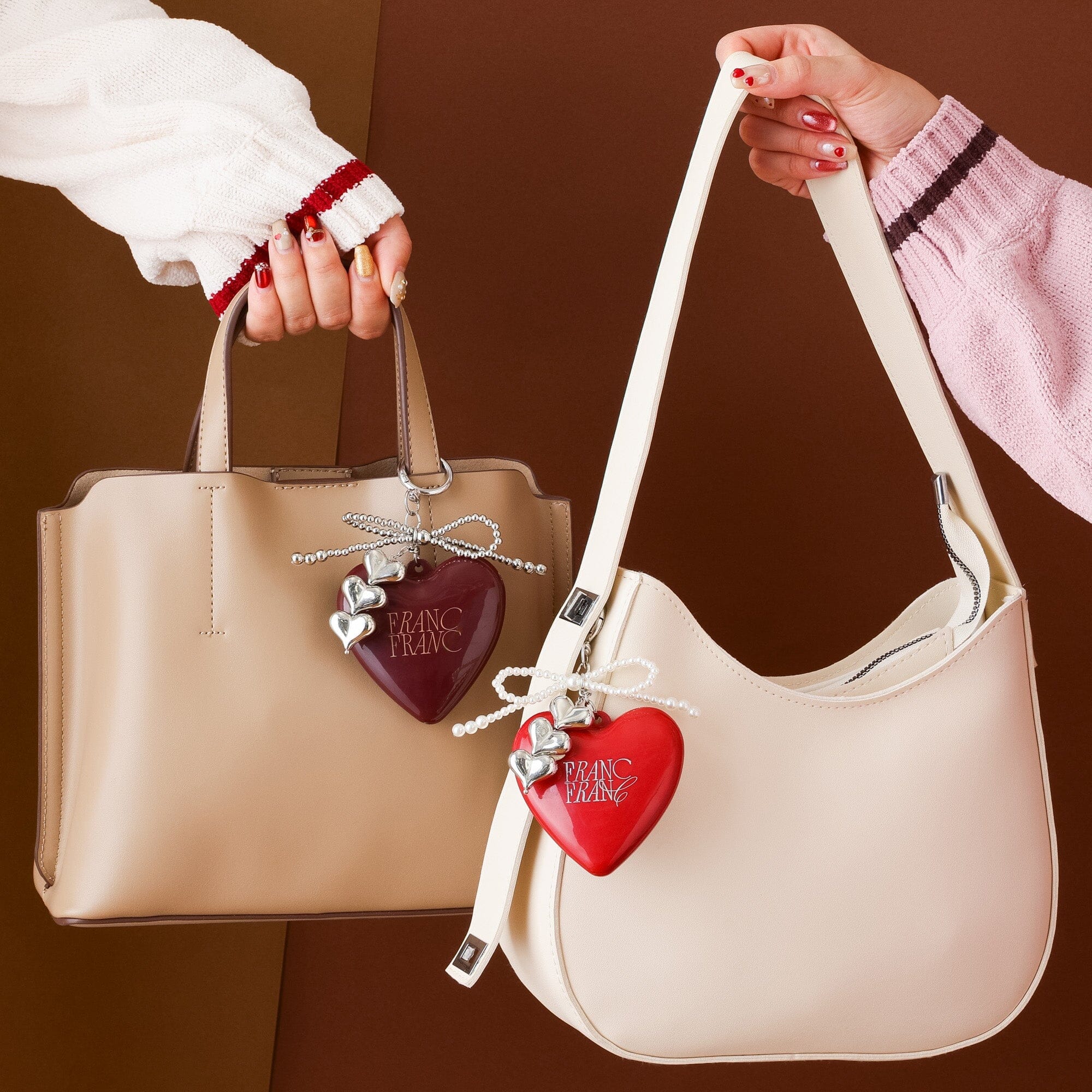 Mirror & Brush With Charm Brown