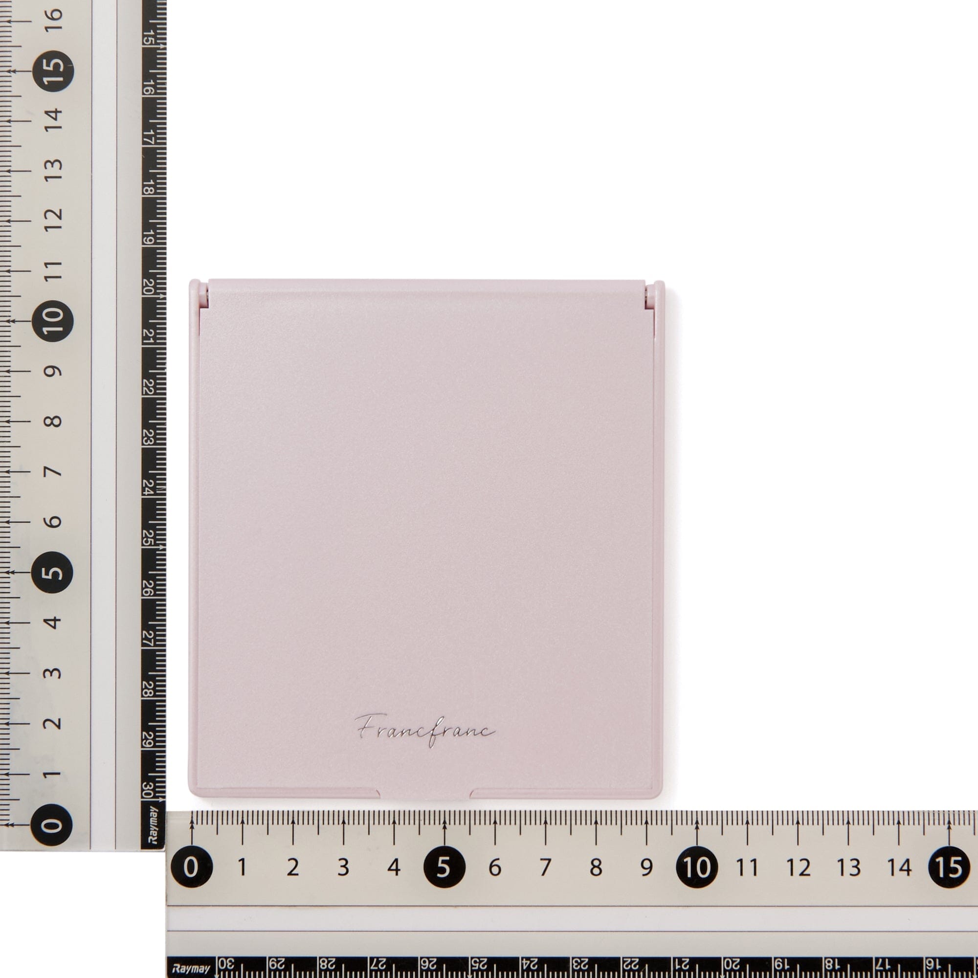 Face Check Mirror Pearl Small Pink