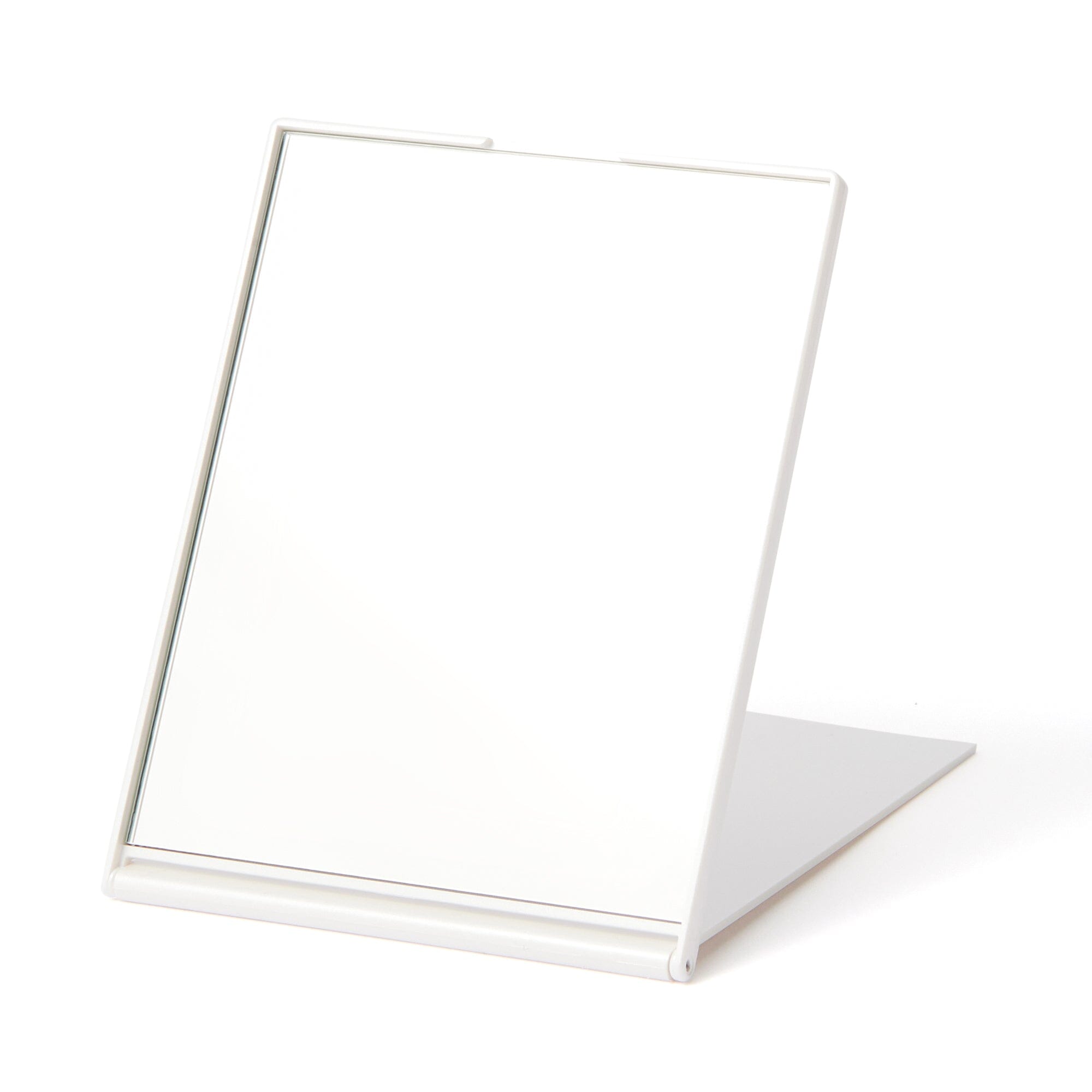 Face Check Mirror Pearl Medium White