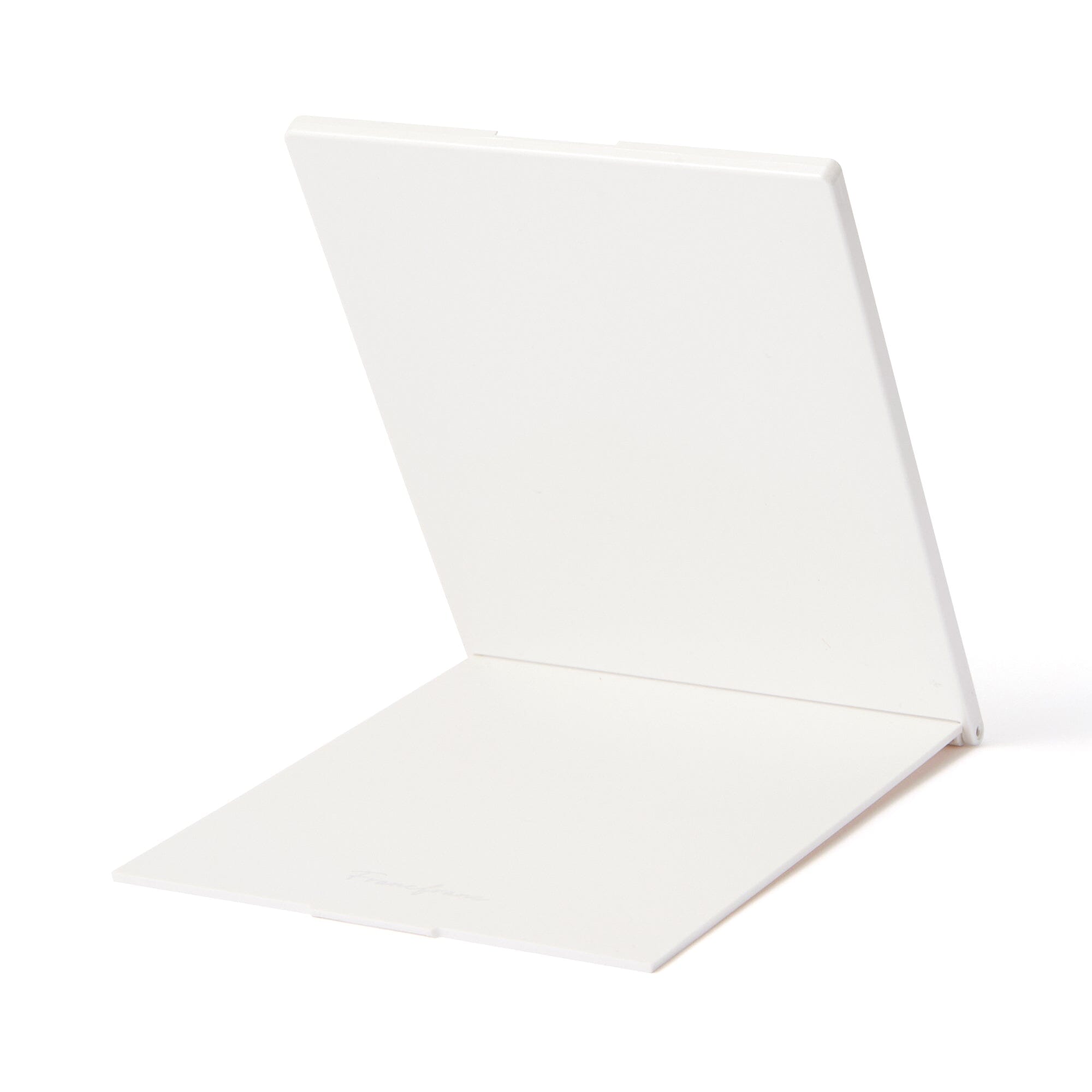 Face Check Mirror Pearl Medium White