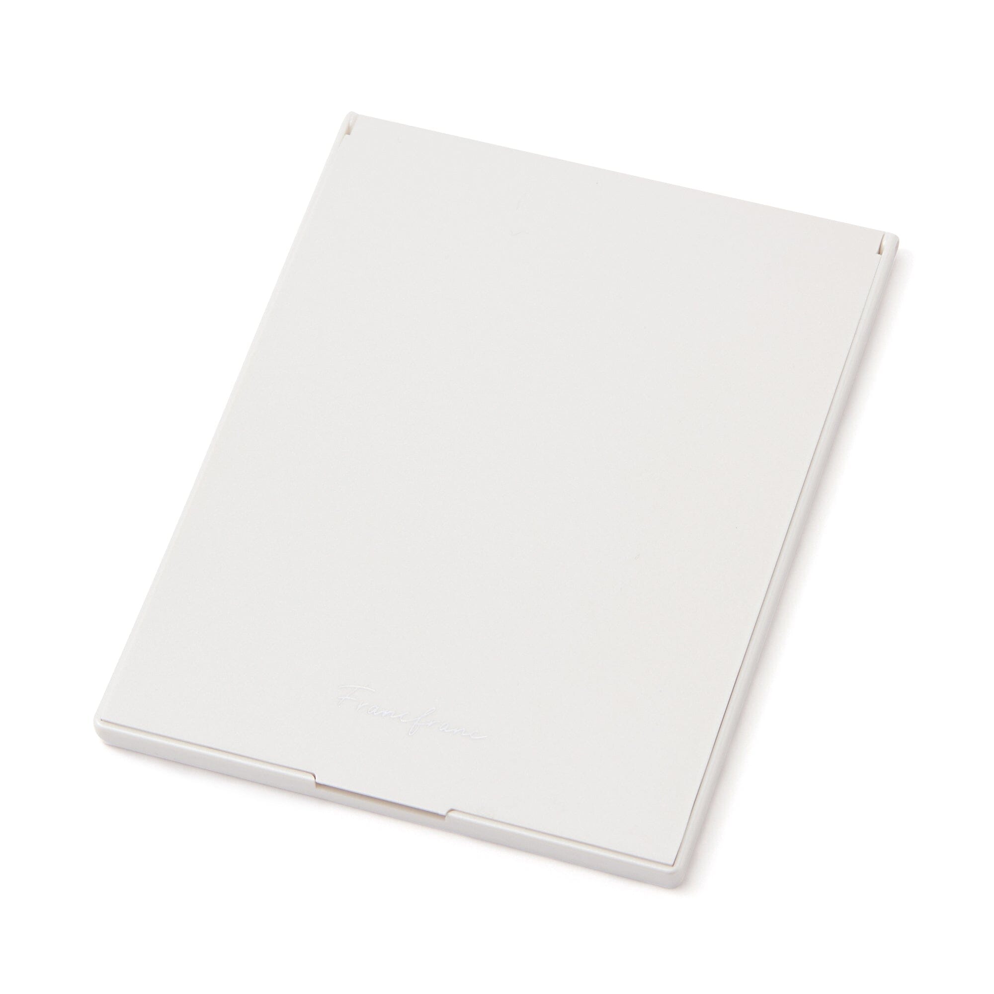 Face Check Mirror Pearl Medium White