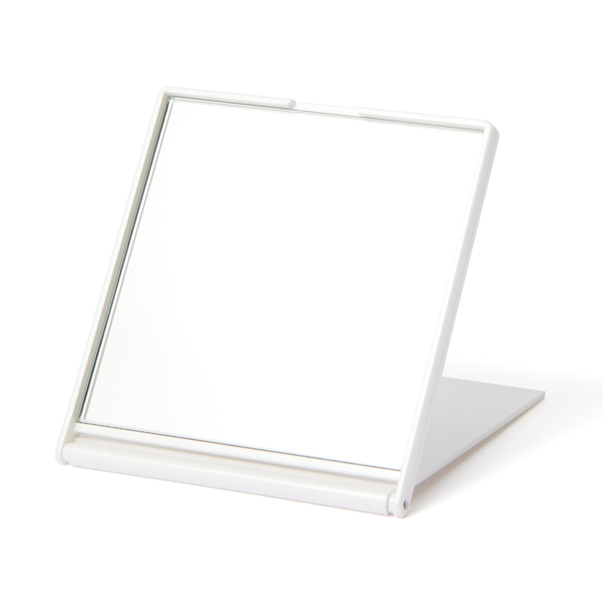 Face Check Mirror Pearl Small White