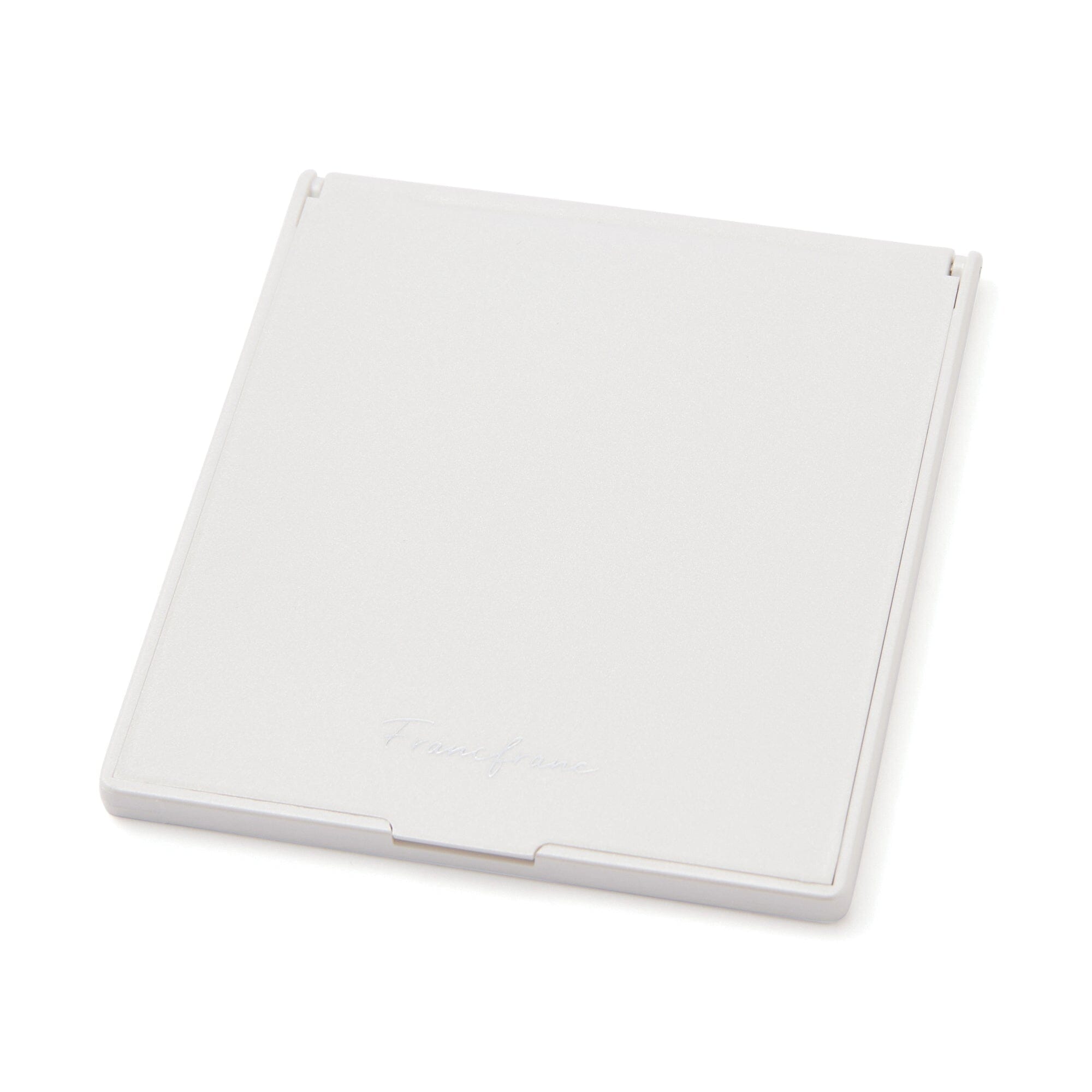 Face Check Mirror Pearl Small White