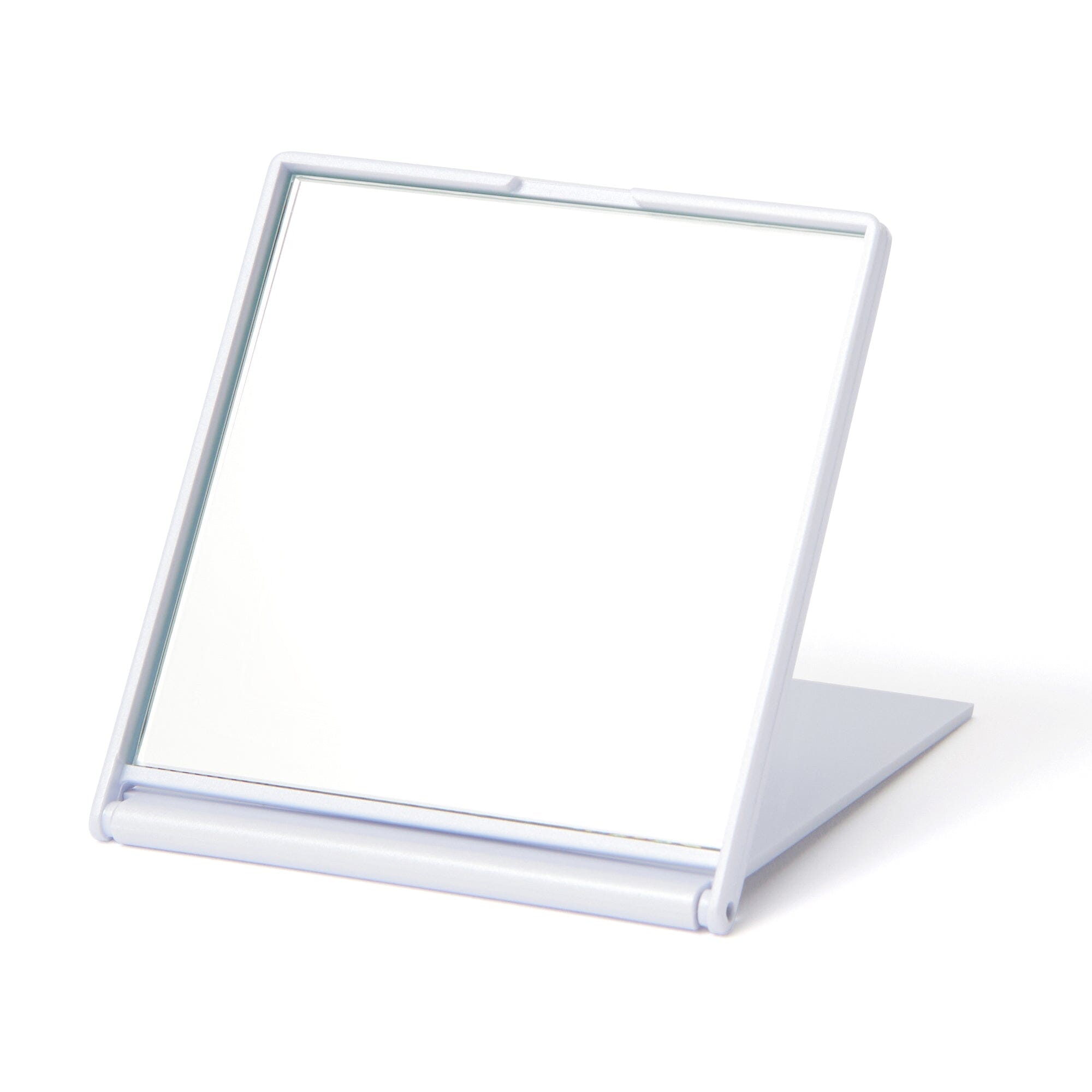 Face Check Mirror Pearl Small Light Blue