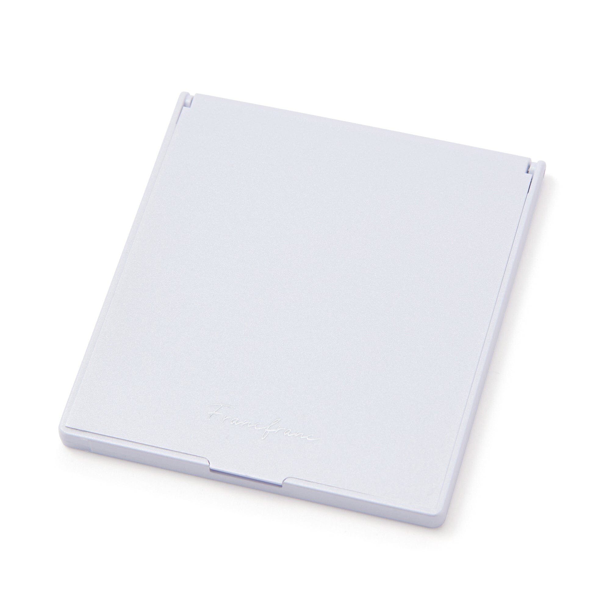 Face Check Mirror Pearl Small Light Blue