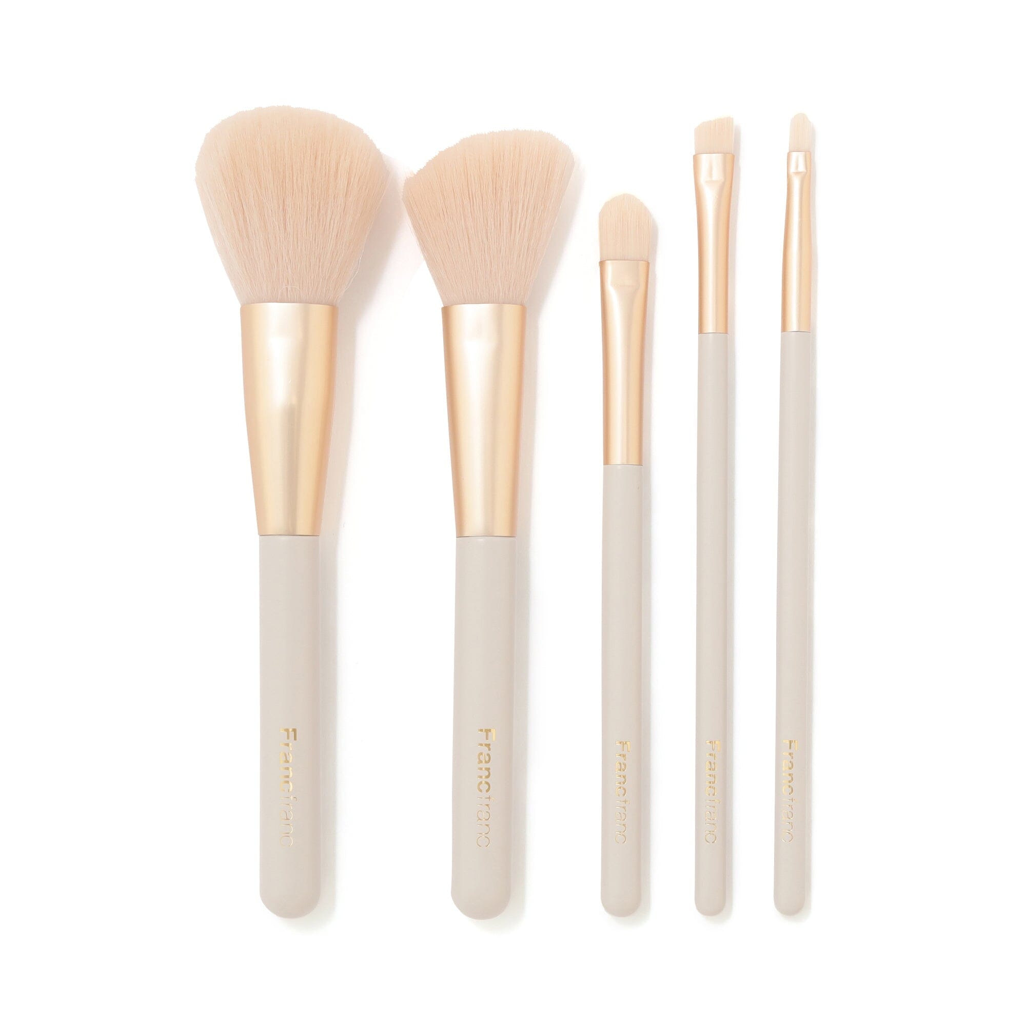Bicolor Makeup Brush Set Brown