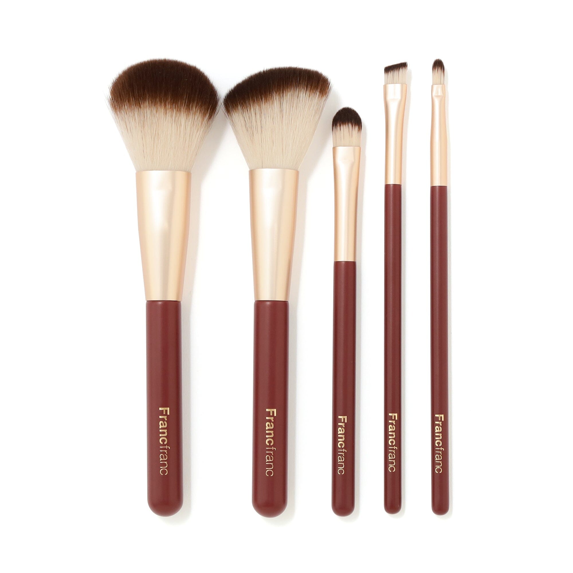 Bicolor Makeup Brush Set Pink