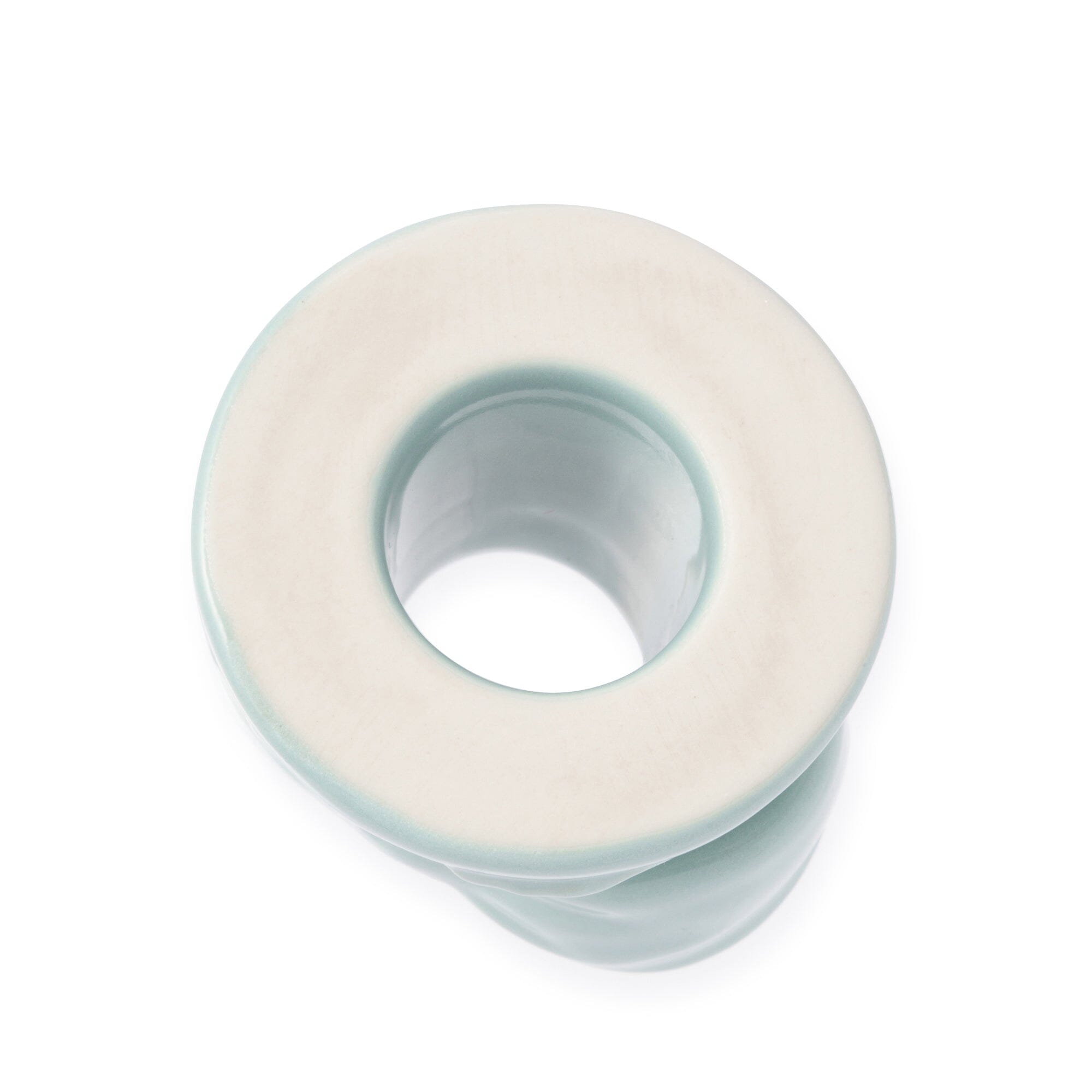 Ribbon Toothbrush Holder Light Blue