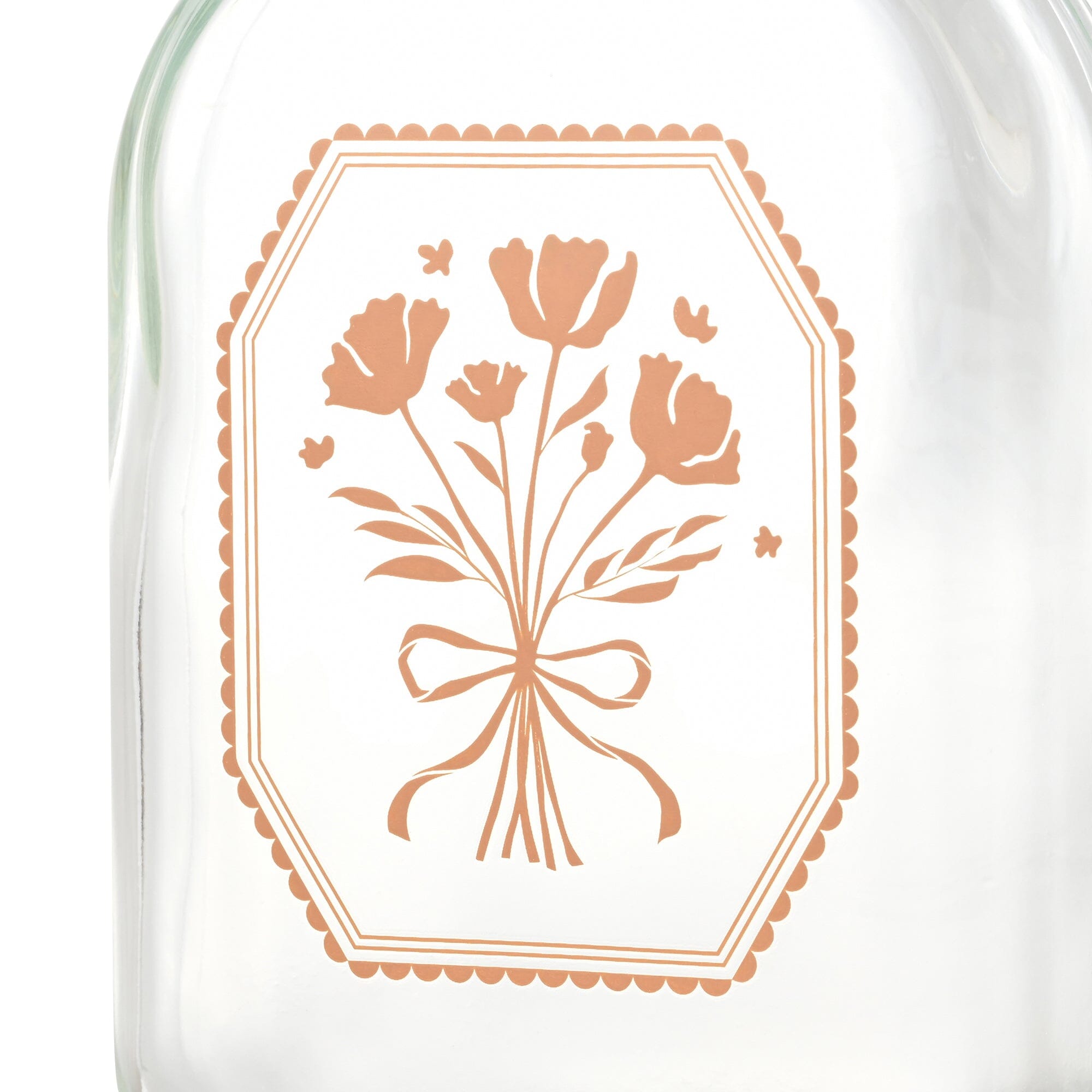 Mouthwash Bottle And Cup Brown