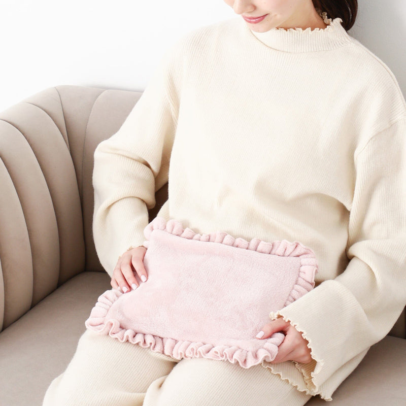 Hot Water Bottle With Cover  Pink