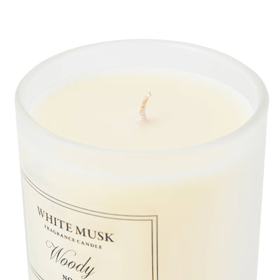 Classic Flower White Musk Woody Candle