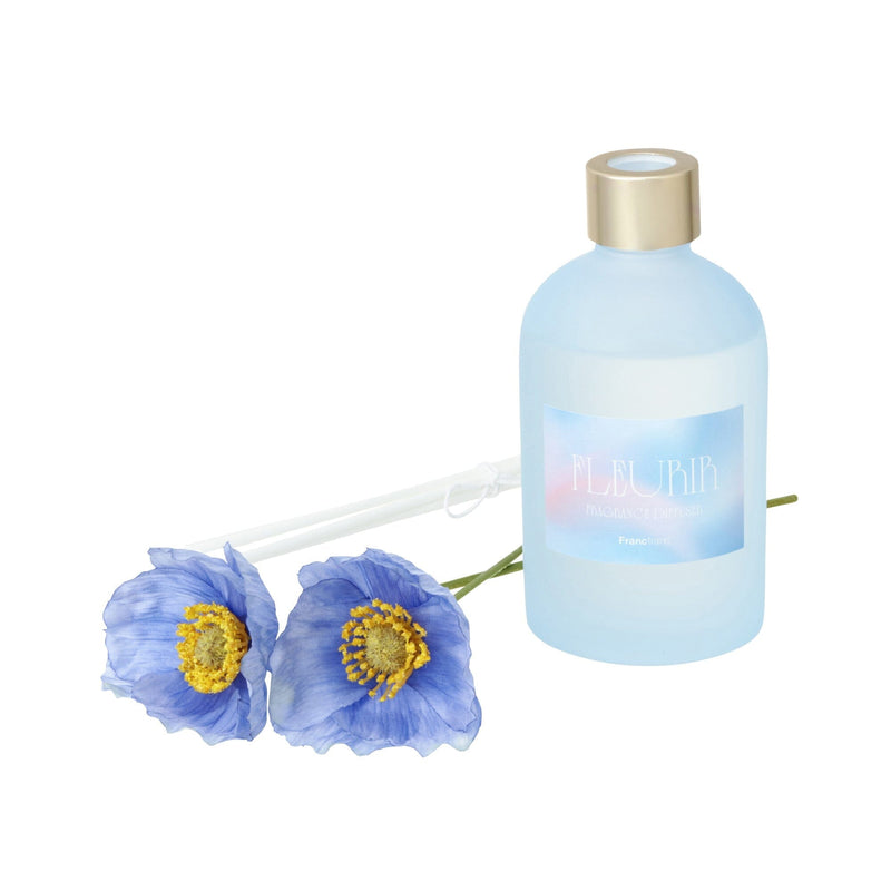 Fleurir Fragrance Diffuser  Blue (Refreshing Citrus And Floral Scent)