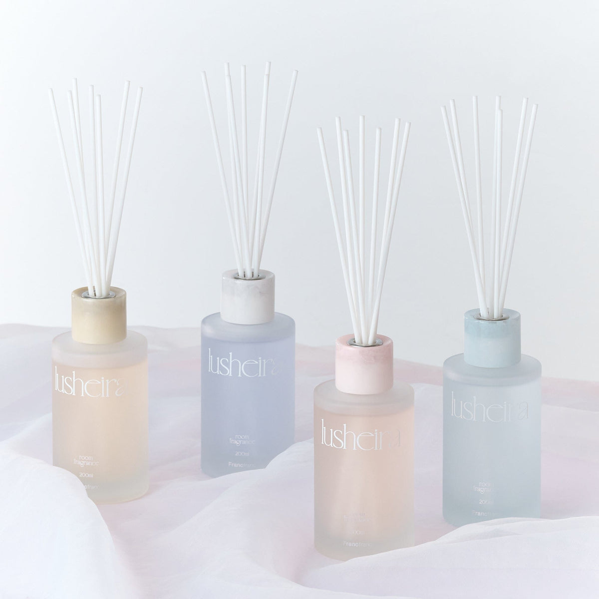 Lusheria Fragrance Diffuser White (Refreshing Breeze Tea Scent)
