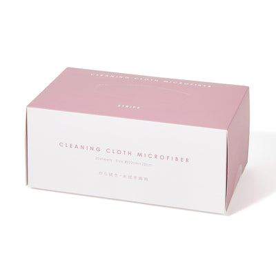 Cleaning Cloth  Microfiber Stripe Red