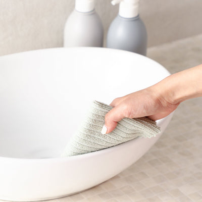 Cleaning Cloth Microfiber Mesh Pink