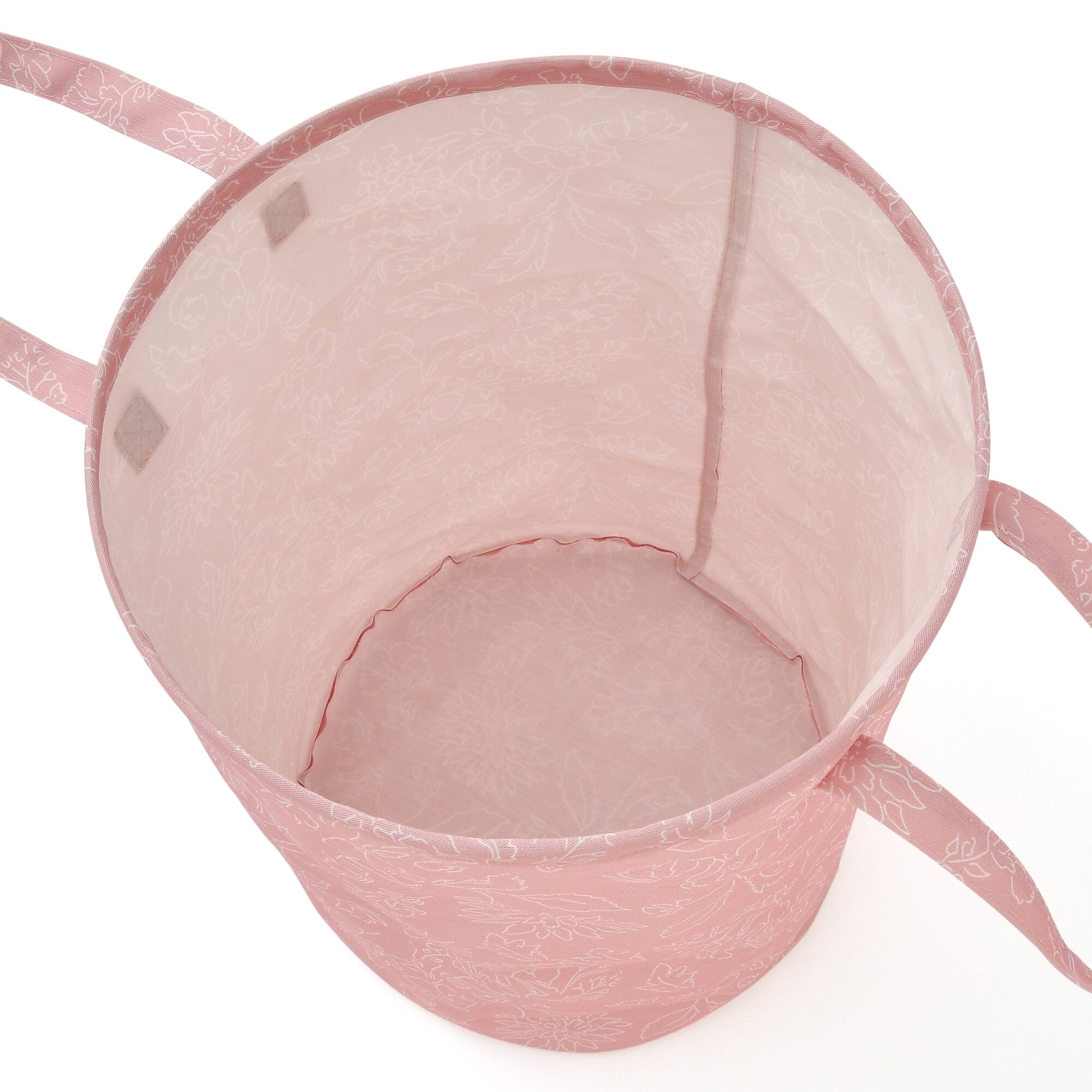 Laundry Basket Flower Pink