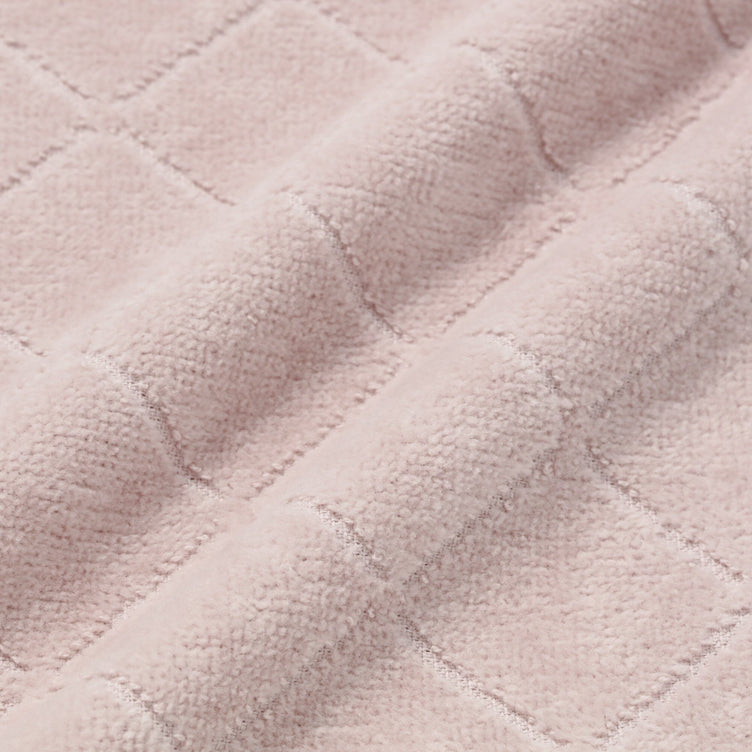 Quiltscallops Handkerchief Towel  Pink