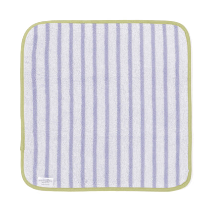 抗菌除臭條紋毛巾紫色