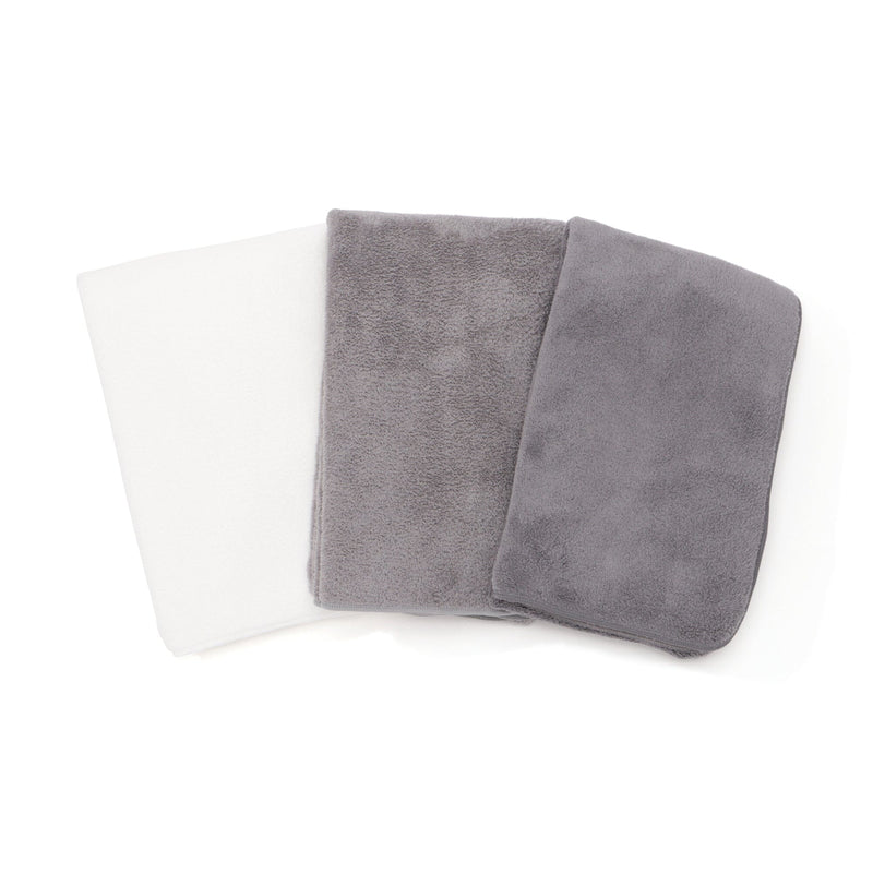 Microfiber Mini Bath Towel set Grey