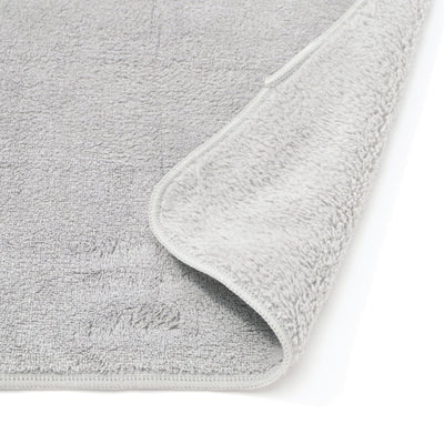 Microfiber Face & Mini Bath Towel set Grey