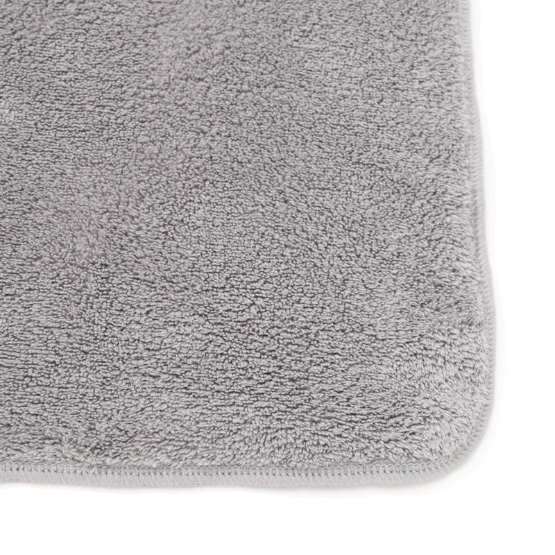 Microfiber Face & Mini Bath Towel set Grey