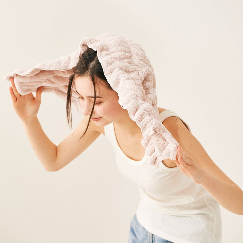 Hair Dry Towel   Pink