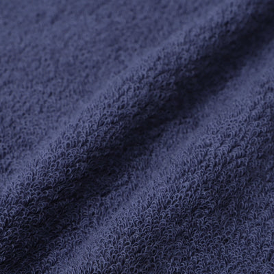 刺繡面巾深藍色