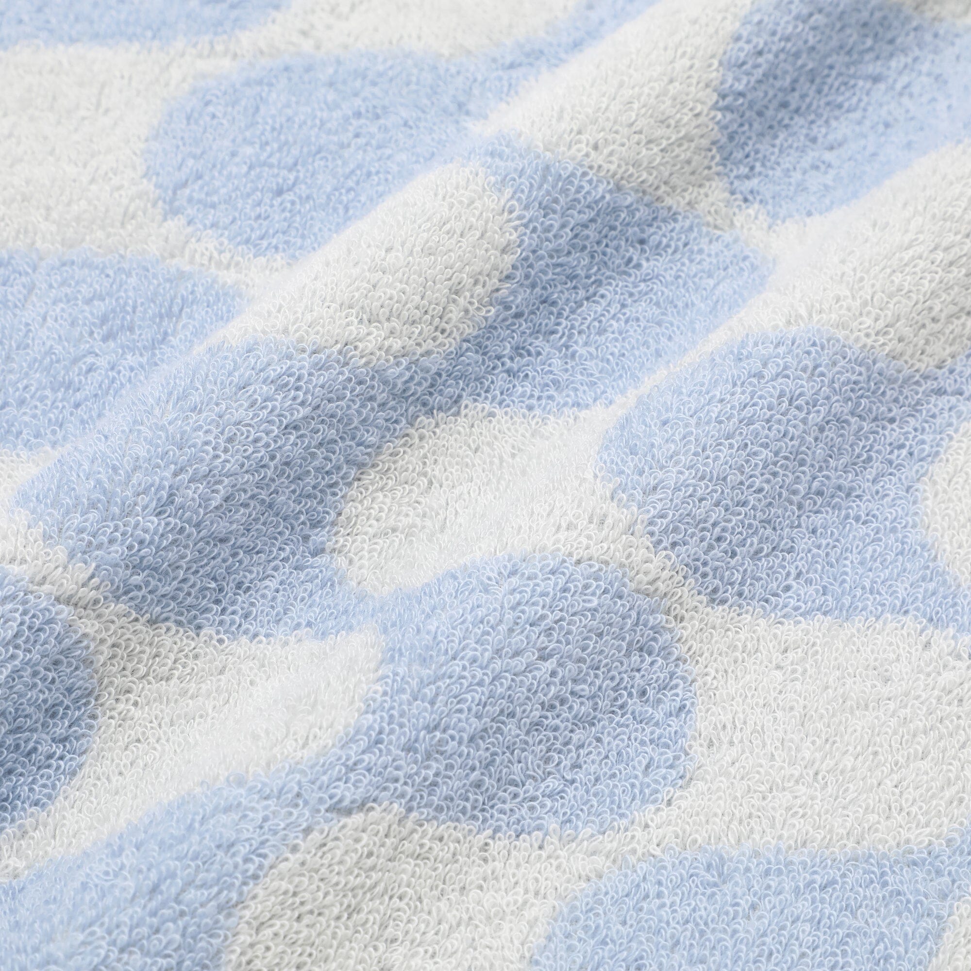 Vale Set Bath Towel Wave Blue