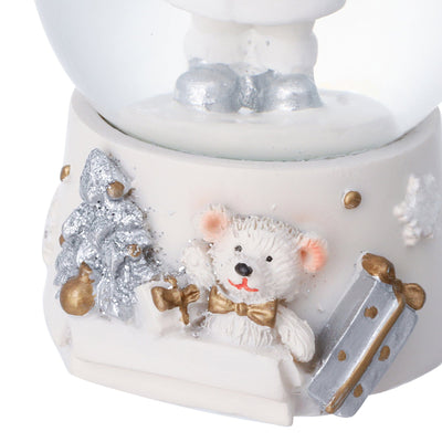 Christmas Handkerchief & Snow Globe Set - Santa