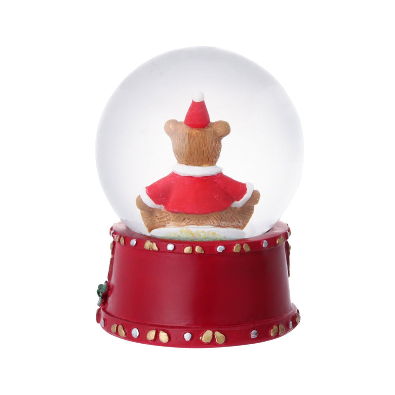 Christmas Handkerchief & Snow Globe Set - Bear