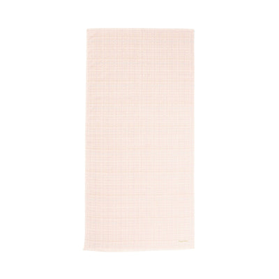 Antibacterial and deodorizing tweed pattern bath towel, pink