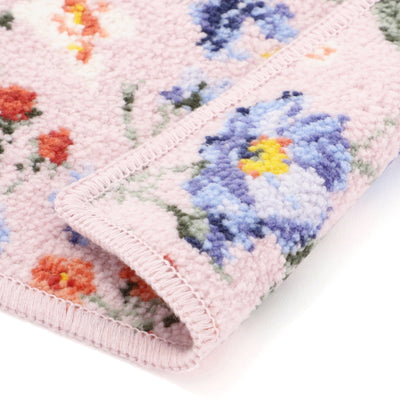 Chenille Handkerchief Towel Flower Garden