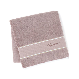 BASIC LOGO 浴巾棕色