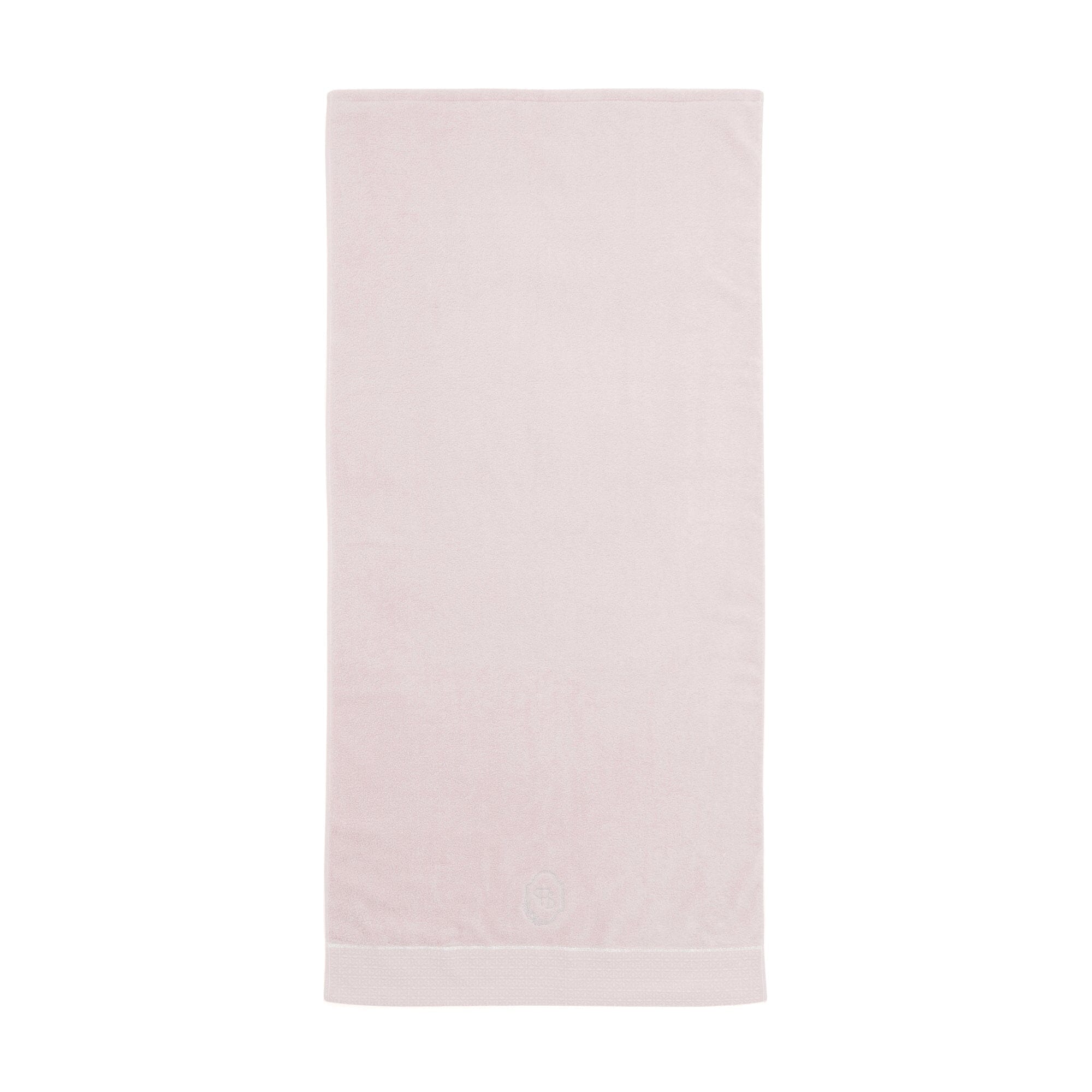 Embroidery Bath Towel Pink