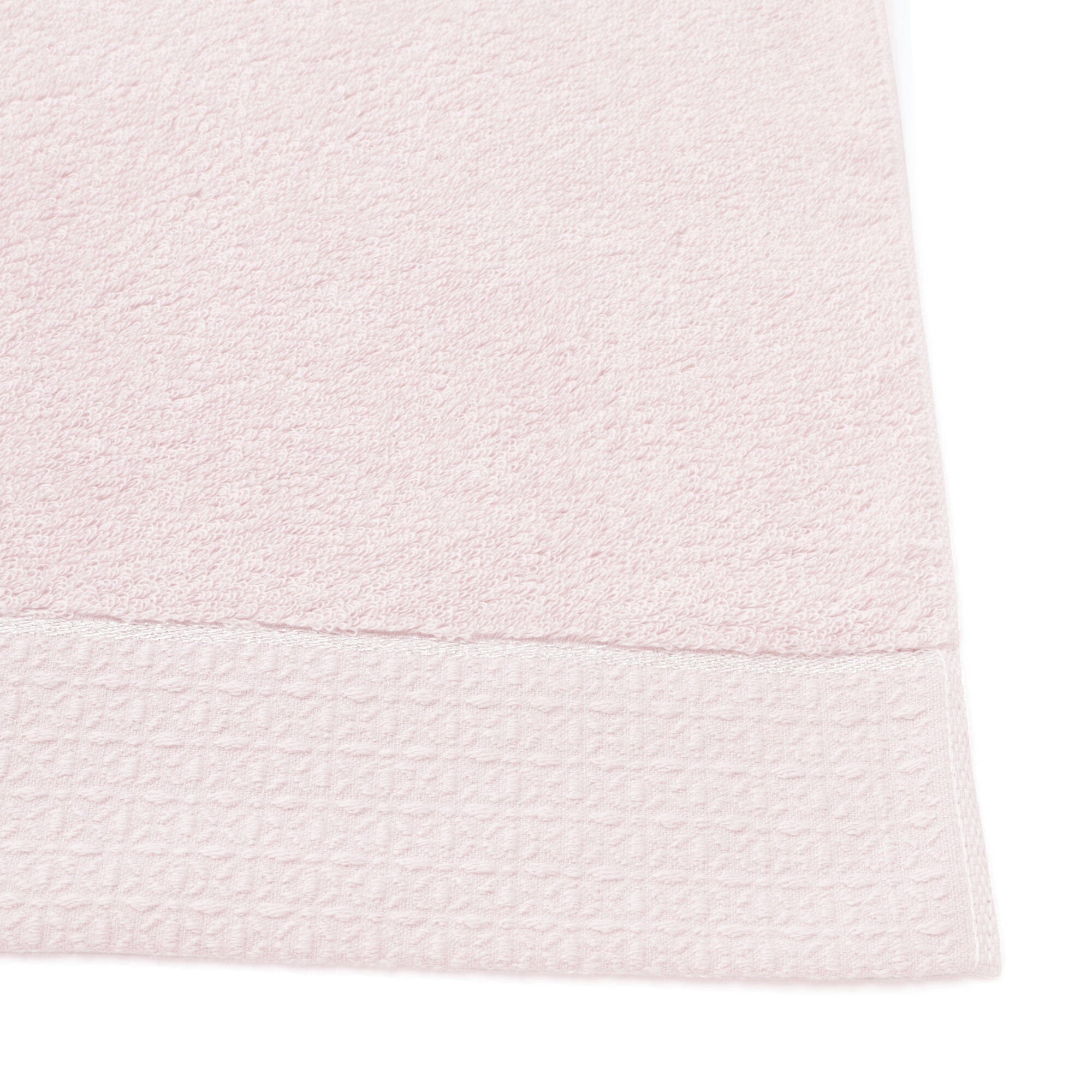 Embroidery Bath Towel Pink