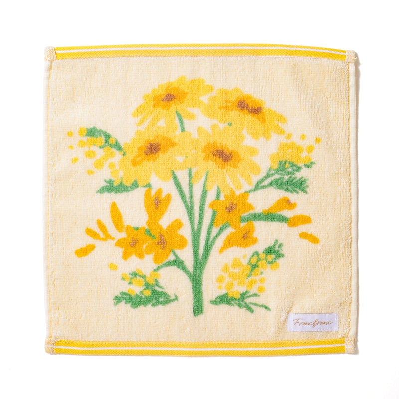 Ballot Antibacterial Deodorizing Handkerchief Flower Yellow