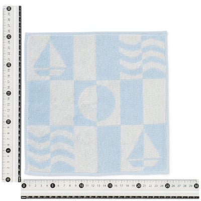 BALLOT 抗菌除臭手帕 遊艇 淺籃色