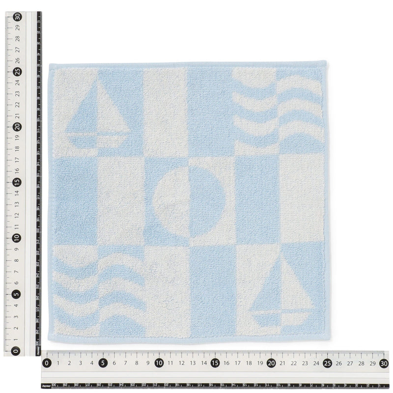 BALLOT 抗菌除臭手帕 遊艇 淺籃色