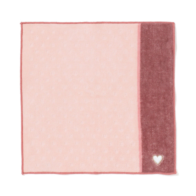 BALLOT 抗菌除臭手帕 心型 粉紅色