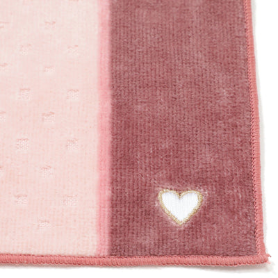 BALLOT 抗菌除臭手帕 心型 粉紅色