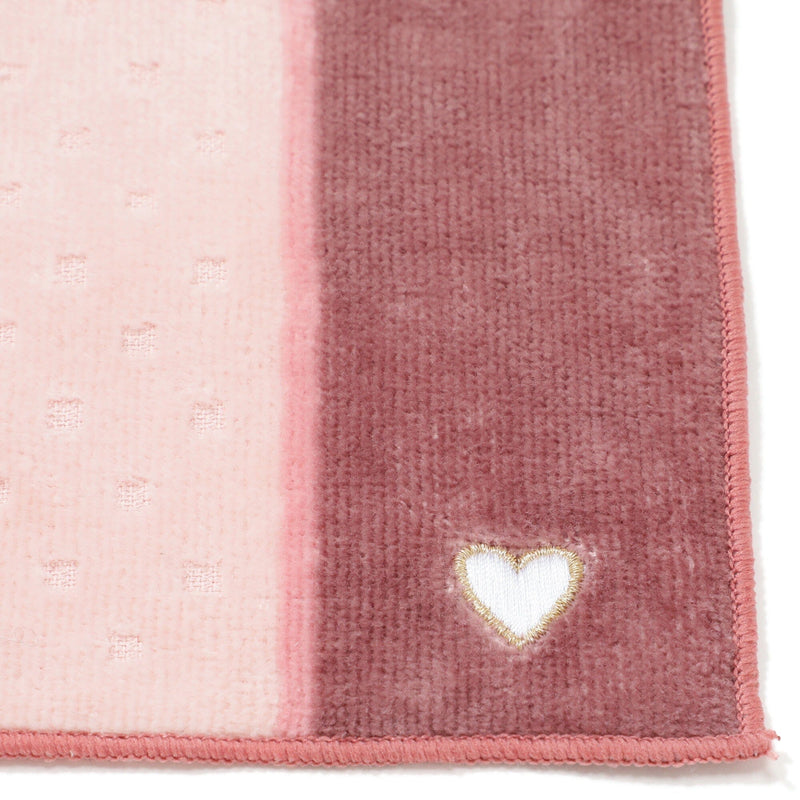 BALLOT 抗菌除臭手帕 心型 粉紅色