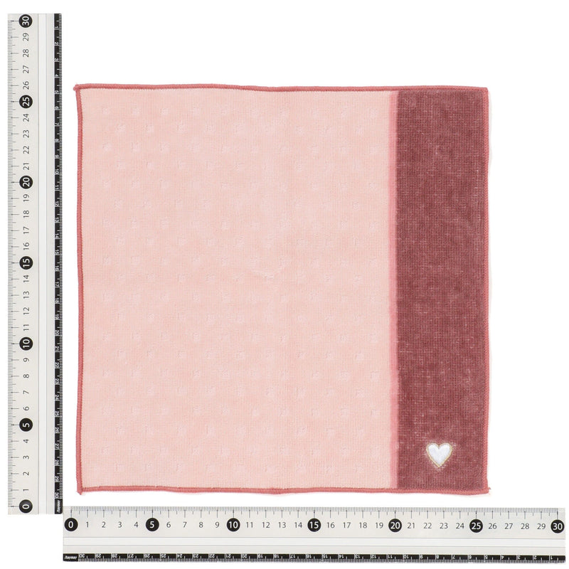 BALLOT 抗菌除臭手帕 心型 粉紅色